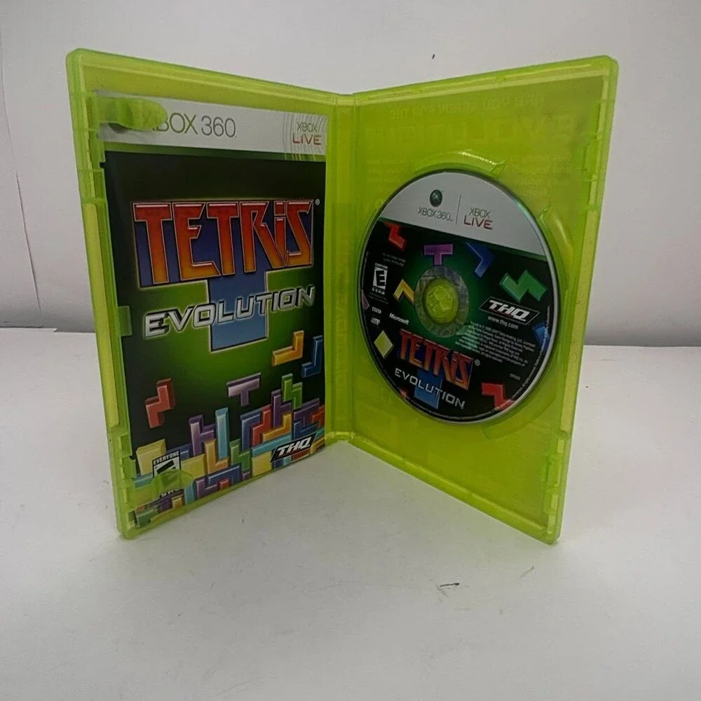 Tetris Evolution X360 (Microsoft Xbox 360, 2007) THQ Xbox Live No Manual